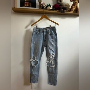 AGOLDE “ Jamie High Rise Classic - Distressed - light Wash” - size 26